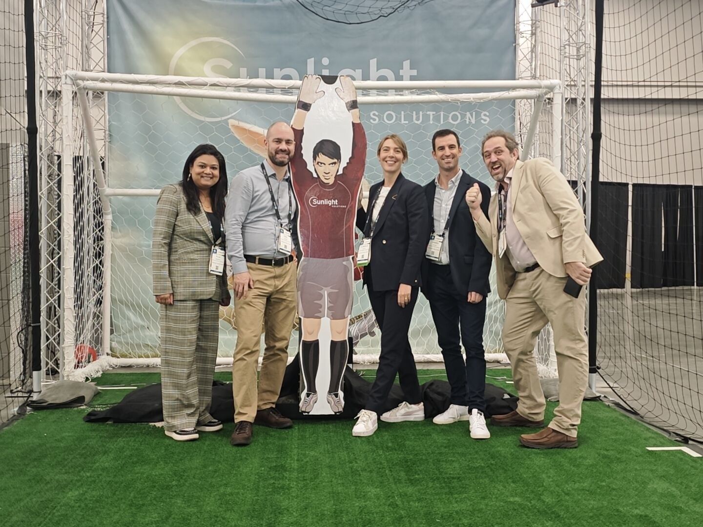 Sunlight Solutions team members together at a company gathering