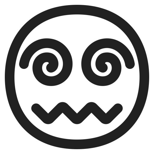 Confused face icon